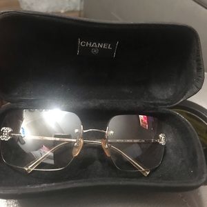 Chanel sunglasses, authentic, wore one, like new, brought from Saks